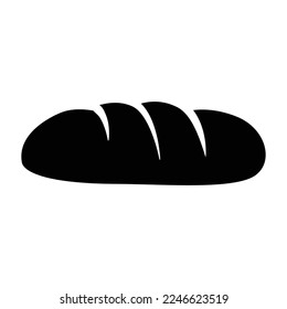 Bread icon vector design template on white background