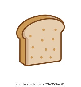 bread icon vector design template in white background