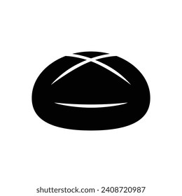 bread icon vector design template simple and clean