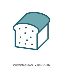 bread icon vector design template simple and clean