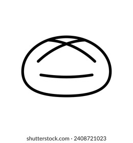 bread icon vector design template simple and clean