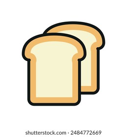 Bread icon vector design templates simple and modern