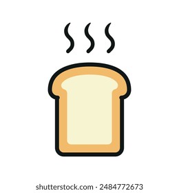 Bread icon vector design templates simple and modern
