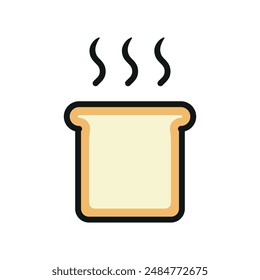 Bread icon vector design templates simple and modern