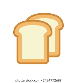 Icono de pan Plantillas de diseño de Vector simple y moderno