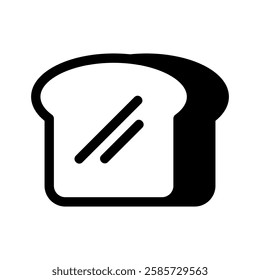 Bread Icon Vector from Food and Drink Set
