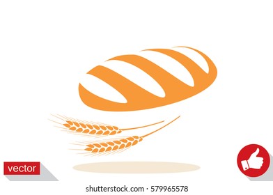 Bread icon vector illustration