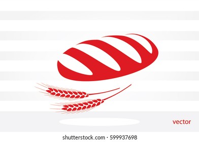 Bread icon vector illustration