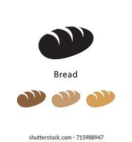 Bread icon vector illustration.