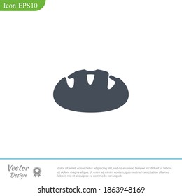 bread icon. Vector illustration EPS 10.