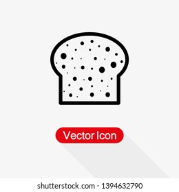 Bread Icon Vector Illustration Eps10