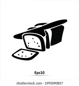 Bread icon. Vector illustration. Eps10