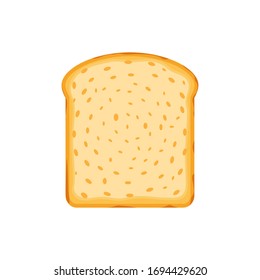 Bread icon vector illustration isolated on white