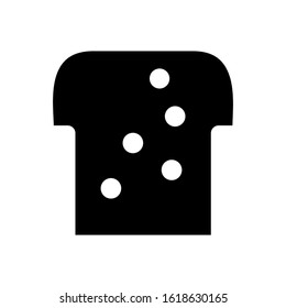 Bread icon vector illustration logo template for many purpose. Isolated on white background.