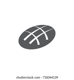 Bread icon Vector Illustration on the white background.