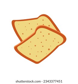 Bread icon vector illustration template design
