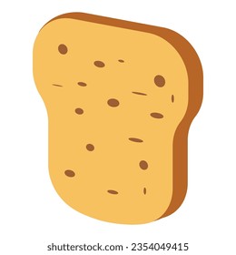 Bread icon vector illustration template design