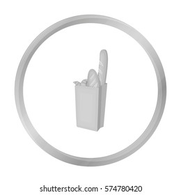 Bread icon of vector illustration for web and mobile