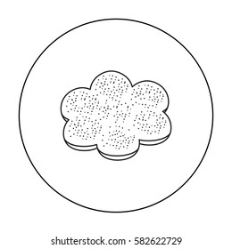 Bread icon of vector illustration for web and mobile design