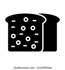 Bread icon vector image. Can also be used for web apps, mobile apps and print media.