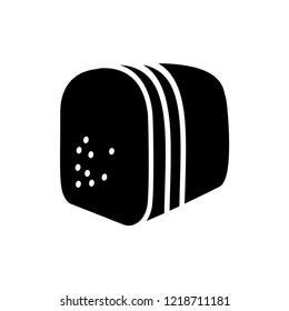 Bread Icon Vector. The Option Menu's Symbol and Sign for Food on White Background. EPS 10.