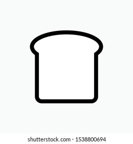 Bread Icon - Vector, Sign and Symbol for Design, Presentation, Website or Apps Elements