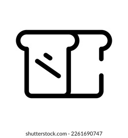 Bread Icon Vector Symbol Design Illustration