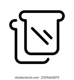 Bread Icon Vector Symbol Design Illustration