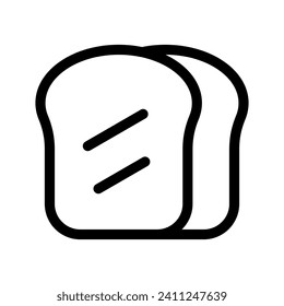 Bread Icon Vector Symbol Design Illustration