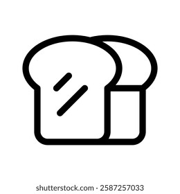 Bread Icon Vector Symbol Design Illustration