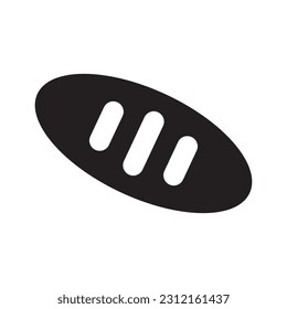 bread icon vector template illustration logo design