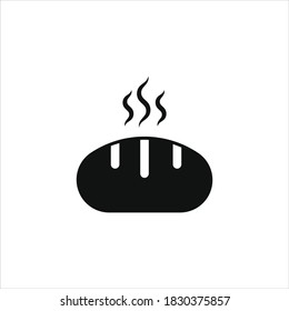 Bread icon for your website, logo, app, UI, product print. Bread concept flat Silhouette vector illustration icon