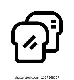 bread icon for your website, mobile, presentation, and logo design.