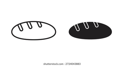 Diseño del logotipo de los iconos del pan, iconos del pictograma