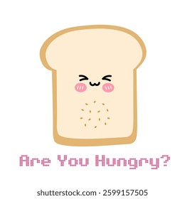 A bread icons on white background