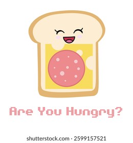 A bread icons on white background