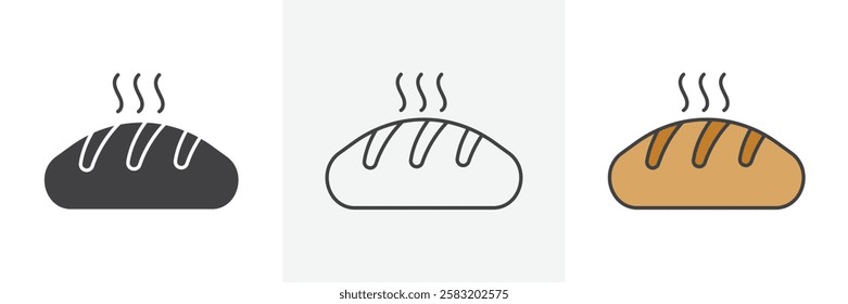 Bread icons pack for website designs