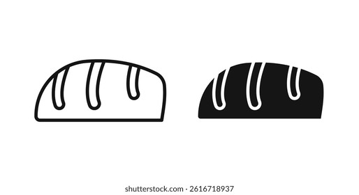 Bread icons set for website design