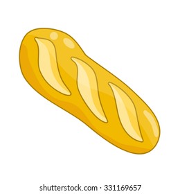 Bread illustration isolated on white background