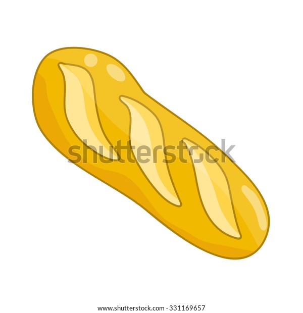 Bread Illustration Isolated On White Background Stock Vector (Royalty