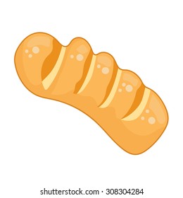 Bread isolated illustration on white background