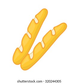 Bread isolated illustration on white background