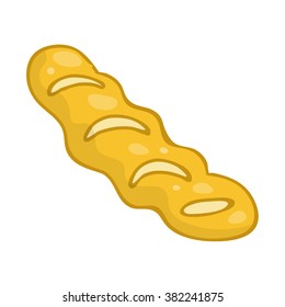 Bread isolated illustration on white background