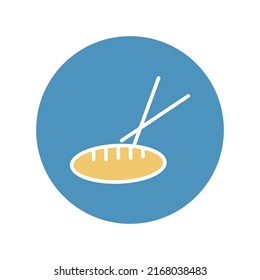 Bread Isolated Vector icon which can easily modify or edit

