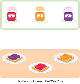 Bread and Jam Color Matching Game