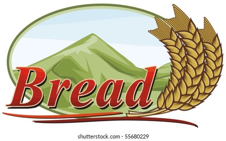 bread label design