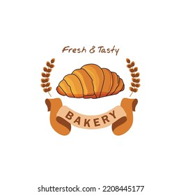 Bread label vector art design
