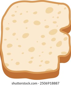 Bread Letter Alphabet Vector Element