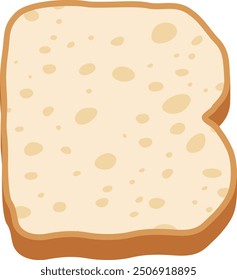 Bread Letter Alphabet Vector Element