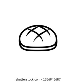 bread line icon design vector template